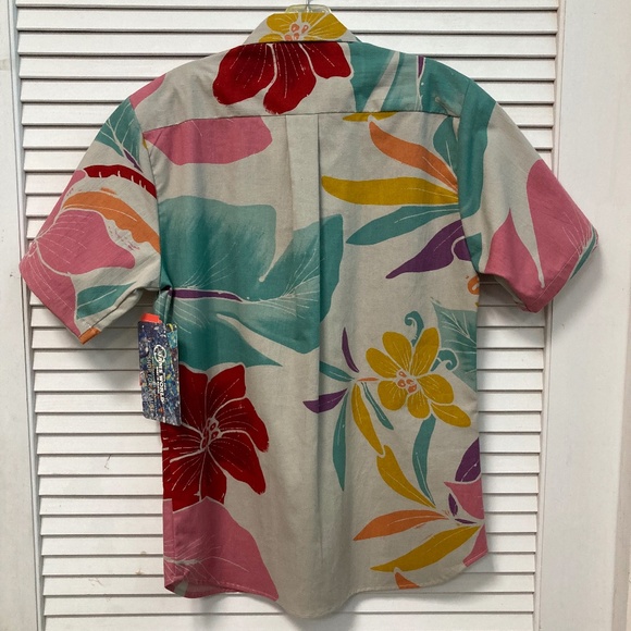 Jams World Dwarfana, Slim Fit Cotton Shirt w/ Coconut Buttons - Picture 4 of 7